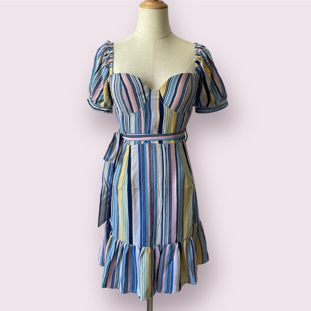 BIN#25 - SHOP17 Striped Mini Dress Small